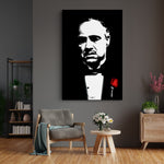 The Godfather Red Rose Frame