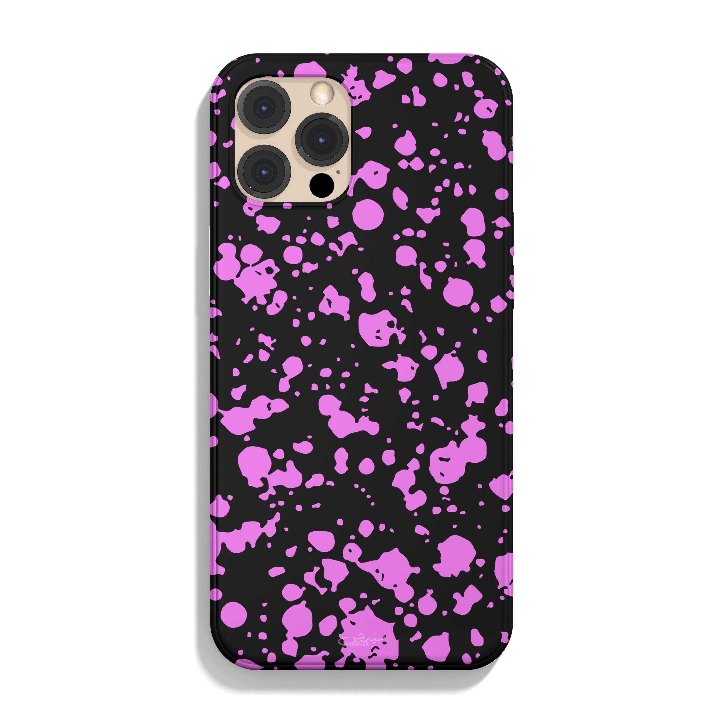 Black with Colorful Speckle Patterns