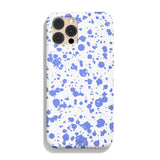 White with Colorful Speckle Patterns
