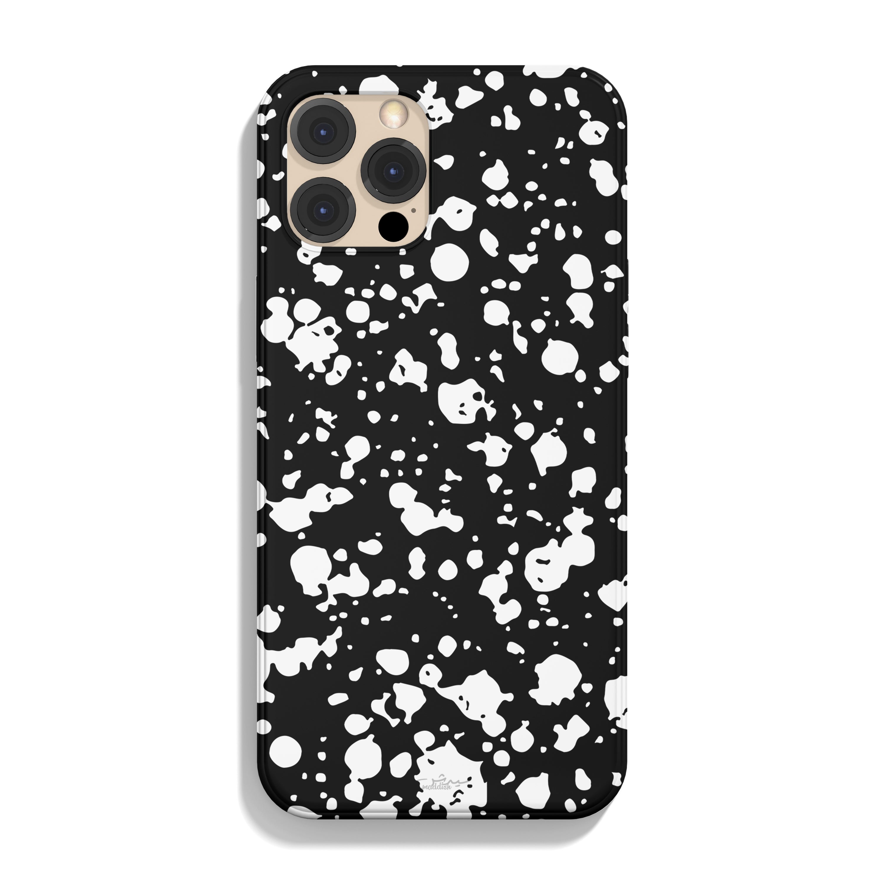 Black with Colorful Speckle Patterns