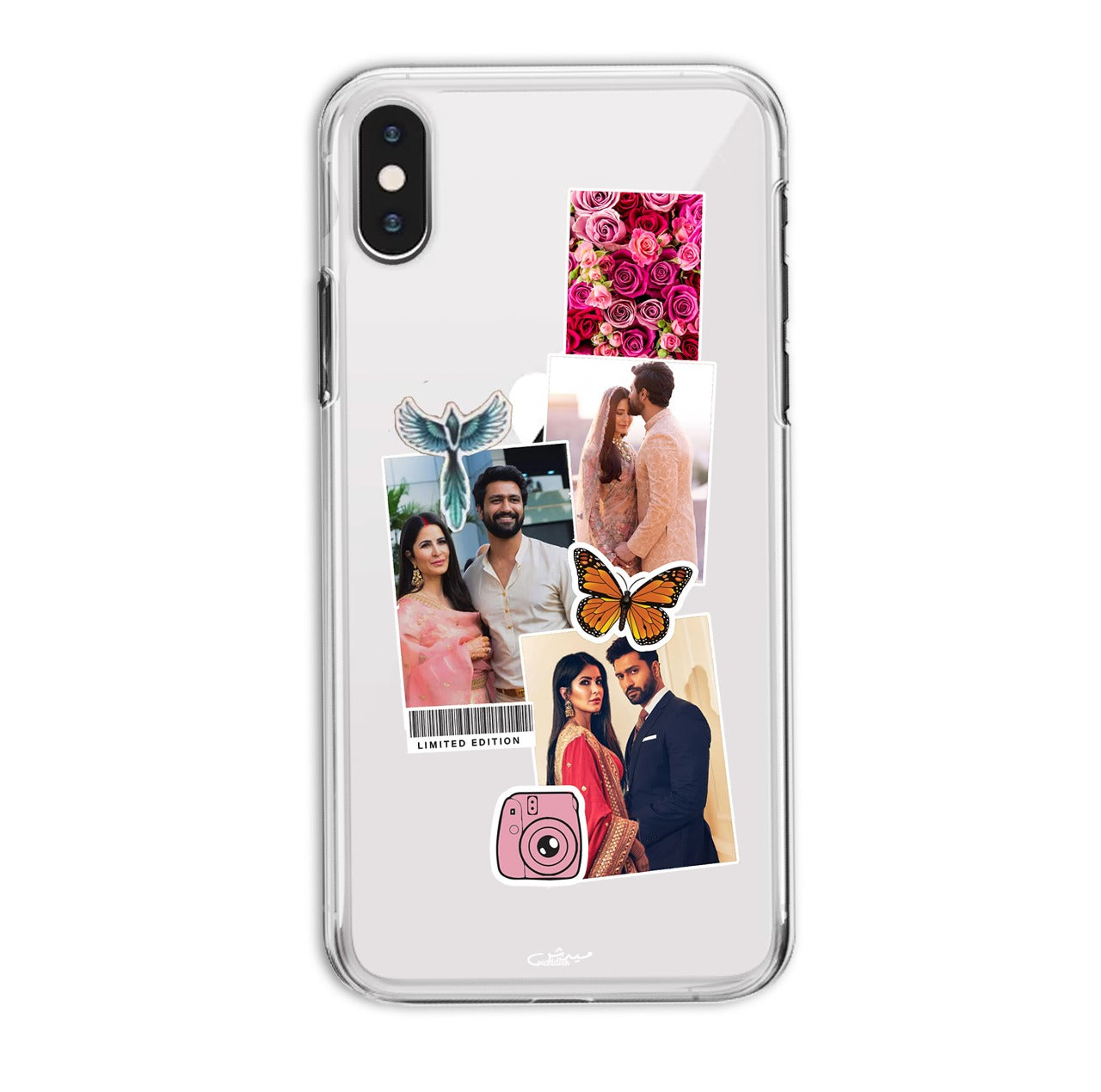 Transparent Couple Mobile Covers